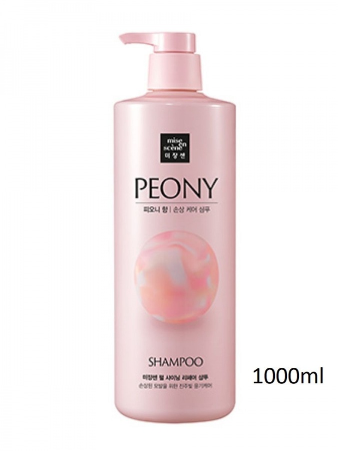 Маска для волос с жемчужной пудрой с ароматом пиона PEARL SHINING PEONY TREATMENT, MISEENSCENE, 1000 мл