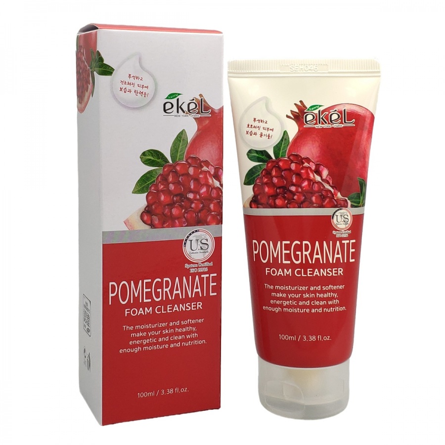 Пенка для умывания с экстрактом граната, Foam Cleanser Pomegranate, Ekel, 100 мл