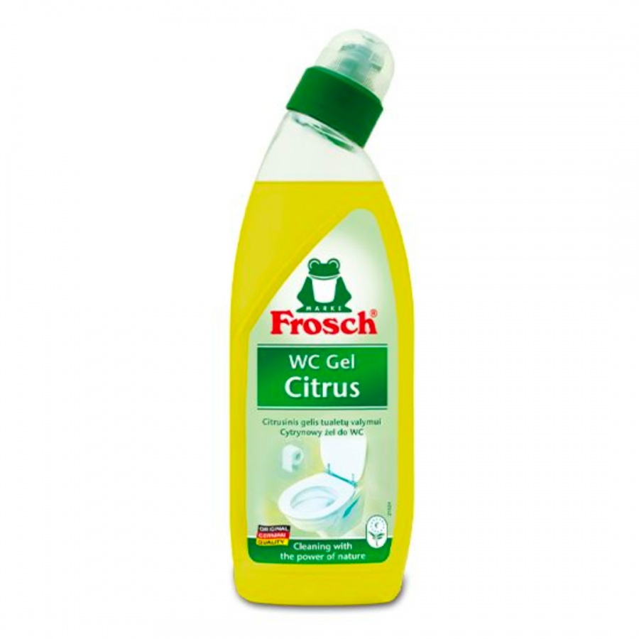 Очиститель унитазов Лимон, WC Gel Citrus, Frosch, 750 мл