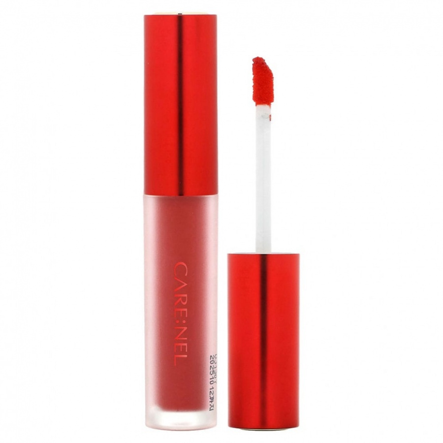 Тинт для губ, Ruby airfit velvet tint 01 CORAL RED, CARENEL, 4,5 г