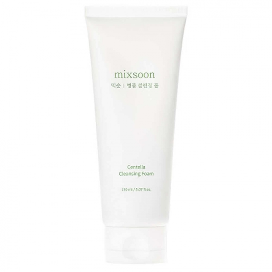 Пенка для лица очищающая с экстрактом центеллы азиатской, Centella Cleansing Foam, mixsoon, 150 мл