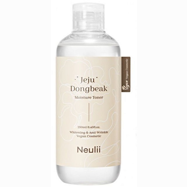 Тонер для лица увлажняющий с экстрактом камелии, Jeju Dongbeak Moisture Toner, Neulii, 250 мл