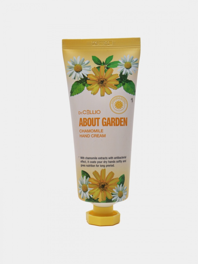 Крем для рук с экстрактом ромашки, ABOUT GARDEN CHAMOMILE HAND CREAM, DR.CELLIO, 100 мл