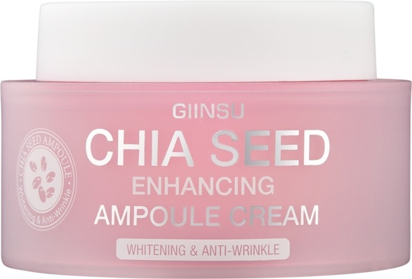 Крем для лица ампульный с экстрактом семян чиа, CHIASEED ENHANCING AMPOULE CREAM, GIINSU, 65 мл