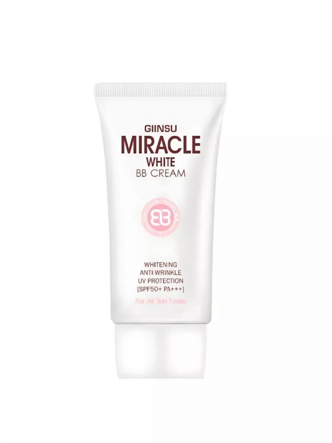 Крем для лица ББ осветляющий, MIRACLE WHITE B.B CREAM, GIINSU, 50 мл