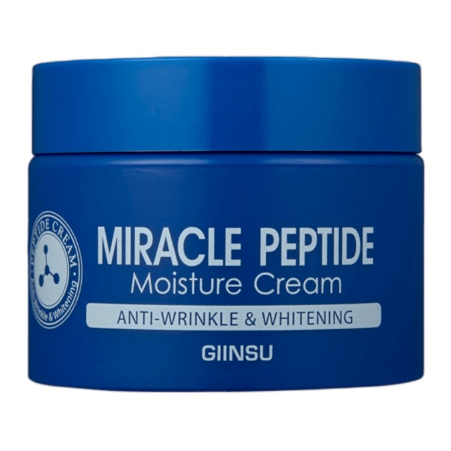 Крем для лица увлажняющий с пепидами, MIRACLE PEPTIDE MOISTURE CREAM, GIINSU, 50 мл