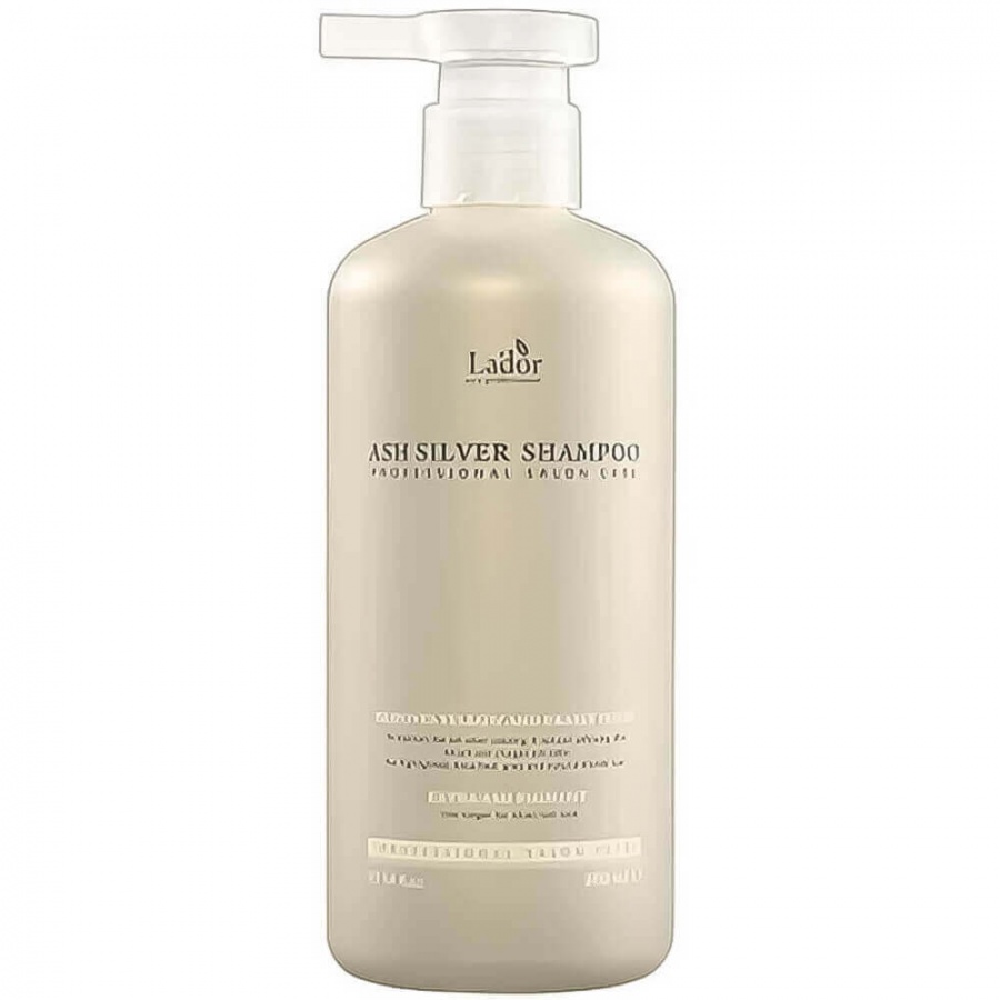 Шампунь для волос оттеночный ASH SILVER SHAMPOO, LA'DOR, 300 мл