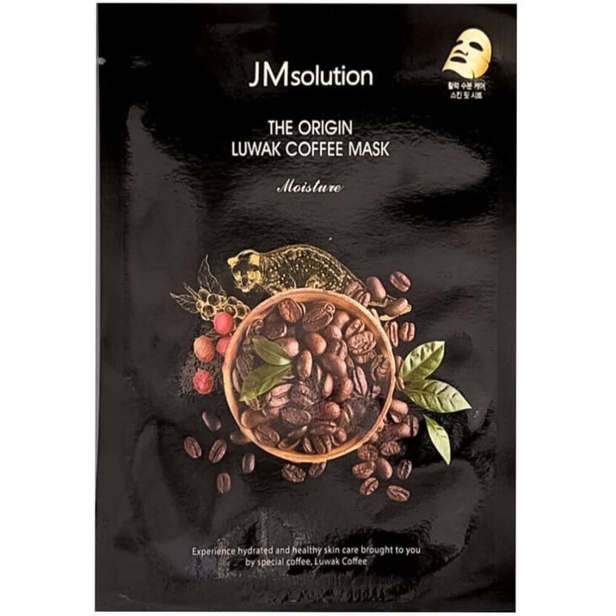 Маска для лица c экстрактом Кофе, THE ORIGIN LUWAK COFFEE MASK, Jmsolution, 30 г