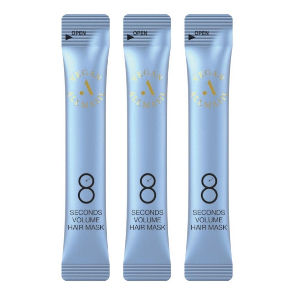 Маска для волос для объема, 8 Seconds Volume Hair Mask STICK POUCH, ALLMASIL, 8 мл*20 шт.