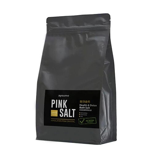 Соль для ванны гималайская розовая PINK SALT, AYOUME, 800 г