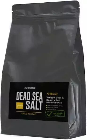 Соль для ванны мертвого моря DEAD SEA SALT, AYOUME, 800 г