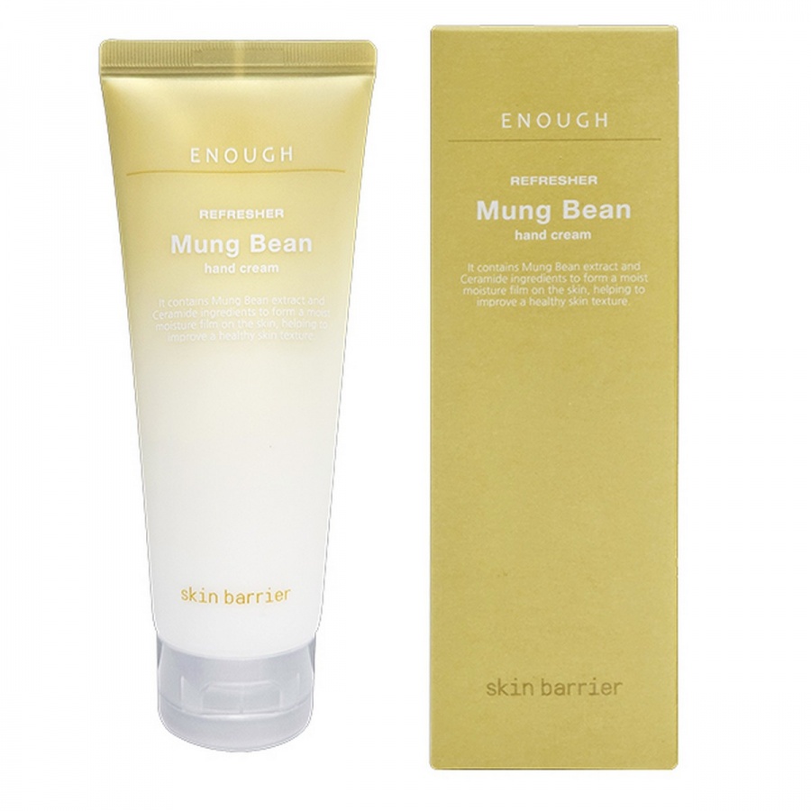 Крем для рук с экстрактом бобов мунг, Refresher Mung Bean Hand Cream, Enough, 100 мл