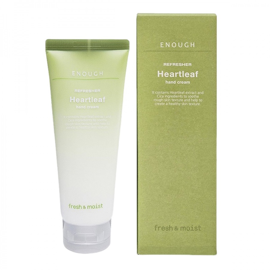 Крем для рук с экстрактом центеллы и хауттюйнии, Refresher Heartleaf Hand Cream, Enough, 100 мл