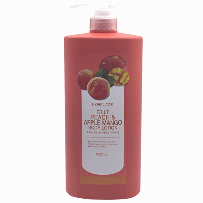 Лосьон FRUIT PEACH & APPLE MANGO BODY LOTION, LEBELAGE, 1000 мл