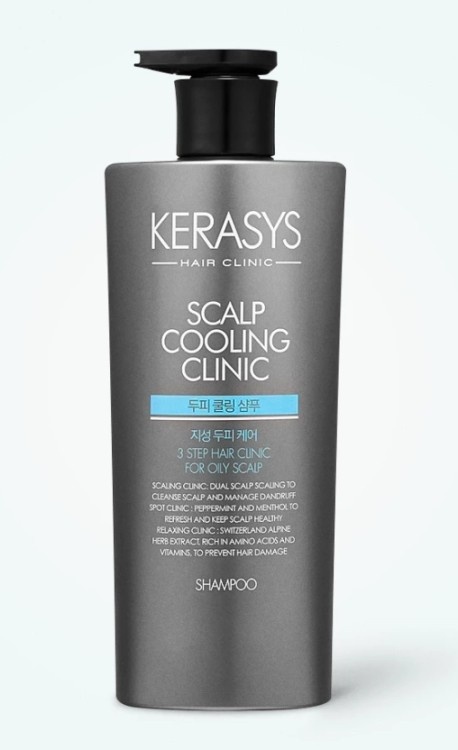 Шампунь для жирной кожи головы склонной к перхоти Original Shampoo Scalp Fresh Cool, Kerasys, 980 мл