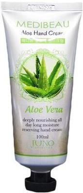 Крем для рук с экстрактом алоэ, Aloe Hand Cream, Juno, 100 г