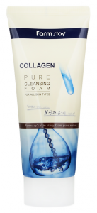 Пенка очищающая с коллагеном Collagen Pure Cleansing Foam, FARMSTAY   180 мл