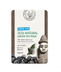 Маска для лица успокаивающая Jeju Natures Green Tea Mask, WELCOS   20 мл