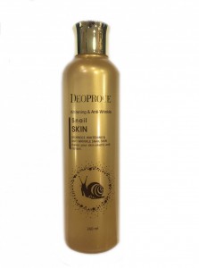 Эссенция для лица с улиточным экстрактом Whitening And Anti-Wrincle Snail Skin DEOPROCE  , 260 мл