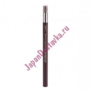 Карандаш-пудра для бровей Eco Soul Pencil & Powder Dual Brow оттенок 03 Black gray, SAEM   0,5 г/ 0,3 г