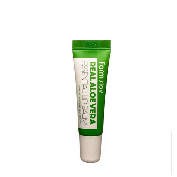 Бальзам для губ Real Aloe Vera Essential Lip Balm, FarmStay, 10 мл