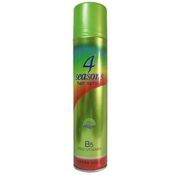 Лак для волос с протеинами шелка Экстра фиксация Hair Spray Pro-Vitamin B5 3 Extra Hold, 4 Seasons, 265 мл