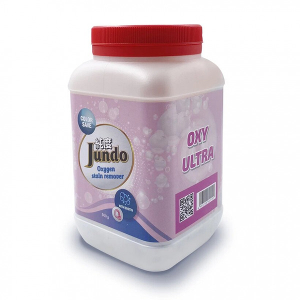 Кислородный пятновыводитель с биотином Oxygen Oxy Ultra, Jundo 500 г