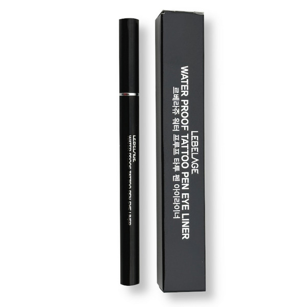 Водостойкая подводка для глаз, Water Proof tattoo Pen Eye Liner, черный, Lebelage, 0,8 г